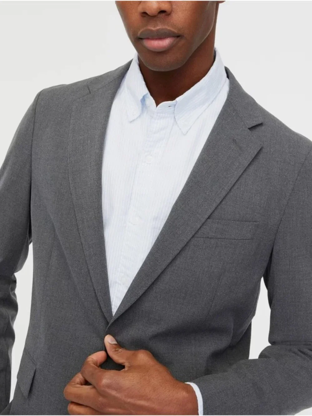 J. Crew Dark Gray Slim-Fit Thompson Performance Suit Jacket - Size 42R